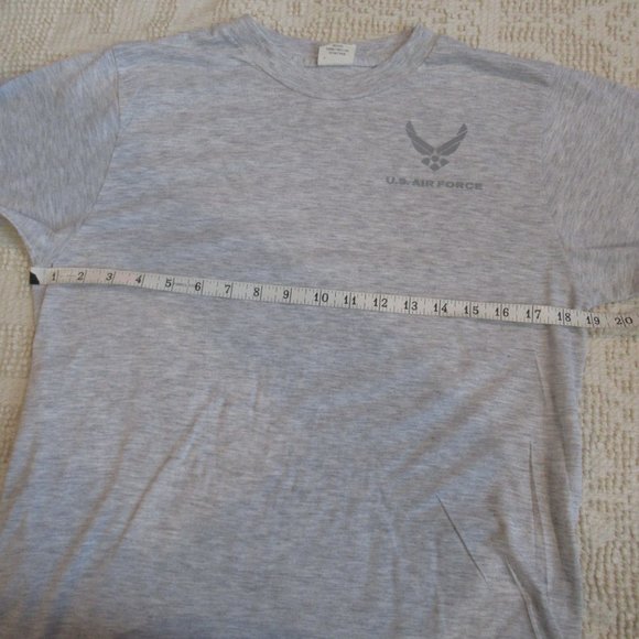 USAF AIR FORCE Reflective Print Graphic T-Shirt - Picture 9 of 9